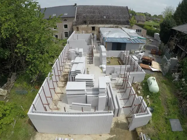 Temploux — atelier de boulangerie, photo de chantier 24