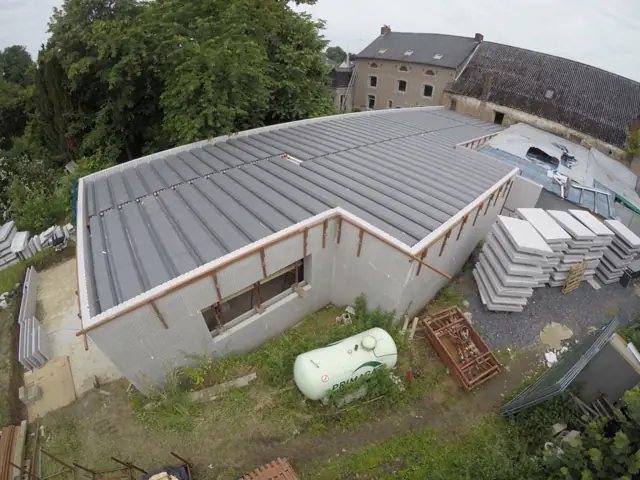 Temploux — atelier de boulangerie, photo de chantier 25