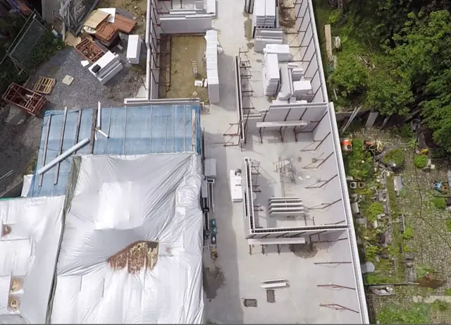 Temploux — atelier de boulangerie, photo de chantier 34