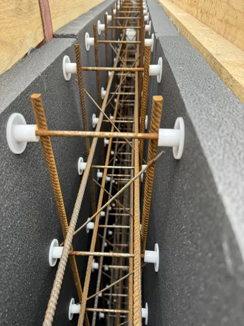 Temploux — piscine, photo de chantier 4
