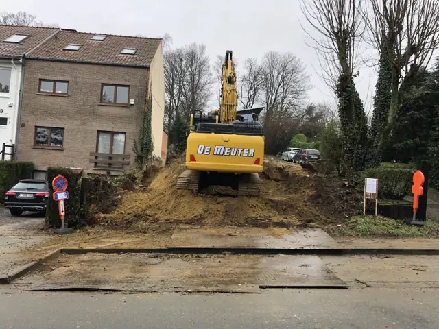 Uccle, photo de chantier 1