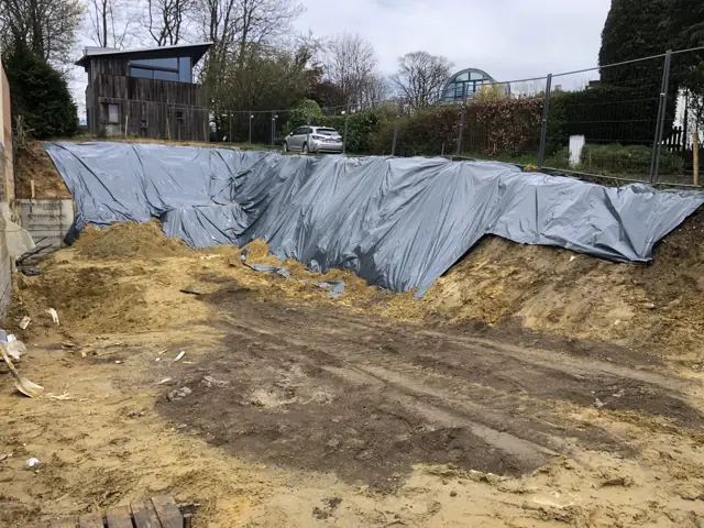 Uccle, photo de chantier 2
