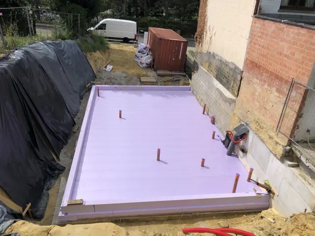 Uccle, photo de chantier 8