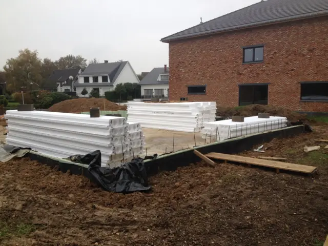 Wemmel — toiture végétalisée, photo de chantier 1