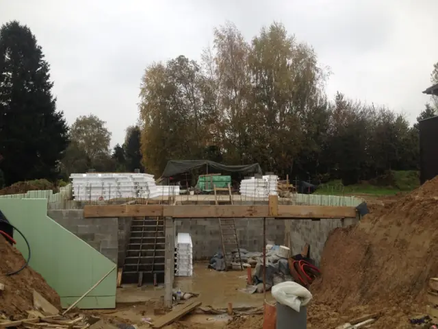 Wemmel — toiture végétalisée, photo de chantier 2