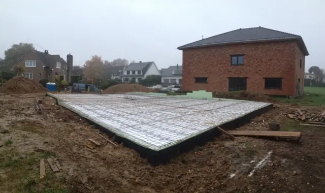 Wemmel — toiture végétalisée, photo de chantier 4