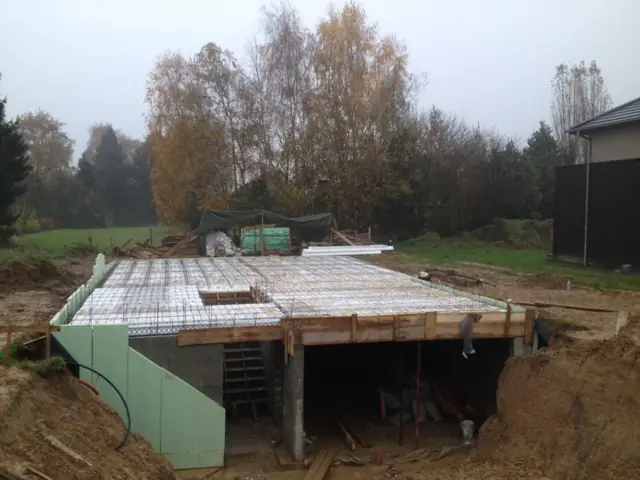 Wemmel — toiture végétalisée, photo de chantier 5
