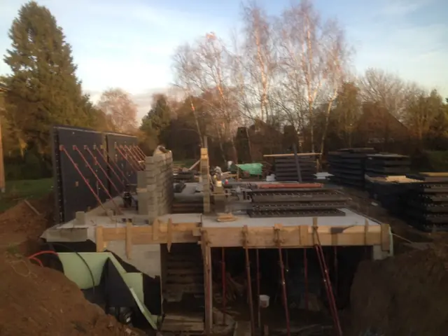 Wemmel — toiture végétalisée, photo de chantier 7
