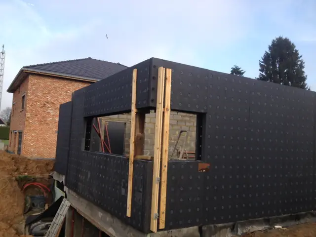 Wemmel — toiture végétalisée, photo de chantier 10