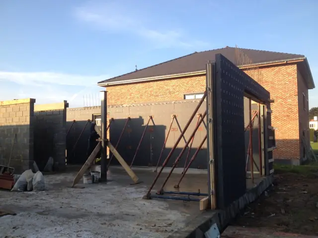 Wemmel — toiture végétalisée, photo de chantier 14
