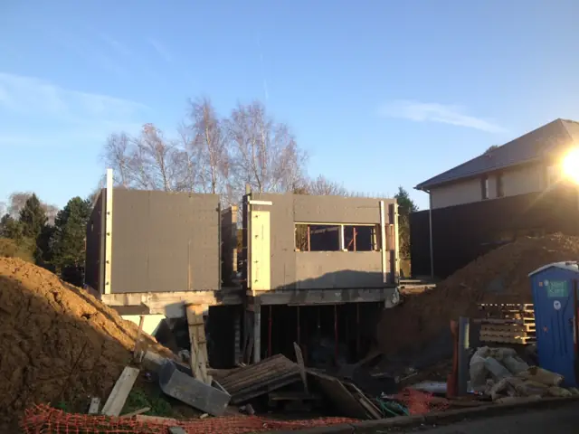 Wemmel — toiture végétalisée, photo de chantier 15