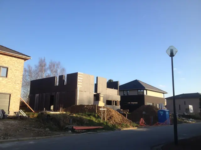 Wemmel — toiture végétalisée, photo de chantier 17