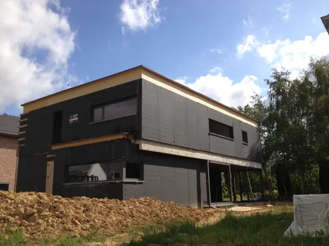Wemmel — toiture végétalisée, photo de chantier 21