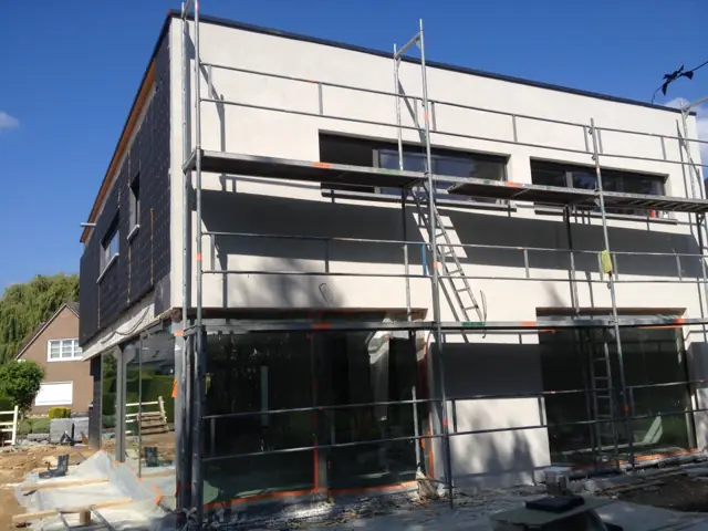Wemmel — toiture végétalisée, photo de chantier 22