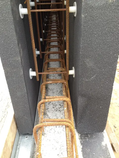 Wemmel — maison cubique, photo de chantier 9