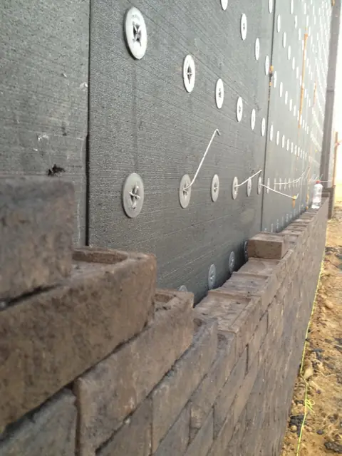 Wemmel — maison cubique, photo de chantier 26