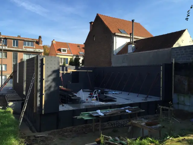 Wezembeek-Oppem, photo de chantier 4