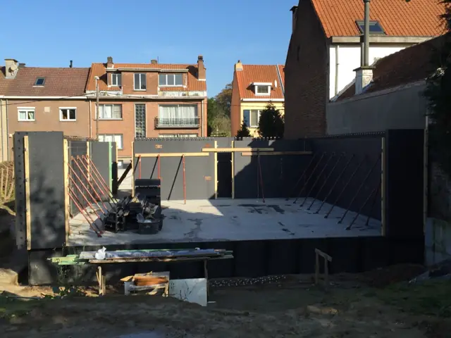 Wezembeek-Oppem, photo de chantier 6