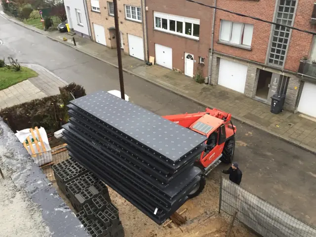 Wezembeek-Oppem, photo de chantier 18
